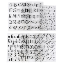 6Pcs Alphabet Letter Fondant Stamps for Biscuit Cake Cookie Fondant Embossing DIY Cutter Pastry Accessories