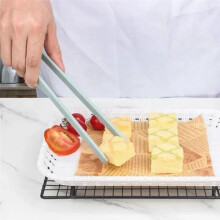 Pinzas para Pan y Comida, Pinzas Antideslizantes para Servir Barbacoa, Ensalada, Manejar Largo, Abrazadera para Carne, Herramientas de Cocina para el