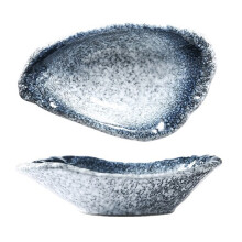 Spoon Holder Ceramic Sea Stone Flower Saucer Snack Seasoning Dish Cold Dish Dish Sushi Sauce Dish Plate Cutlery, C