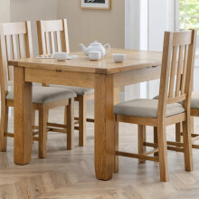 Astoria Waxed Oak Extending Dining Table 180 cm
