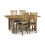 Astoria Waxed Oak Extending Dining Table 180 cm 6