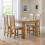 Astoria Waxed Oak Extending Dining Table 180 cm 8