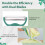 Multifunctional Double- Vegetable Cutter Cabbage Shredder Potato Peeler,Shaving Many with 2 Blades, Cabbage Max 10