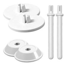 2set Spolepinne och Lock Set Symaskin Ersättningsdelar, Trådhållare för Janome Singer Viking