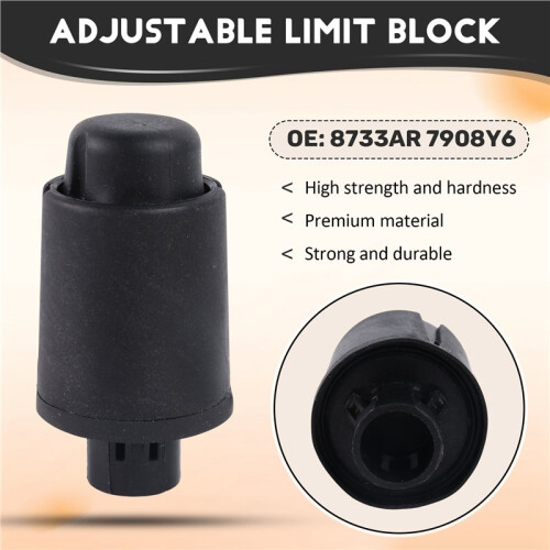 For  508 Trunk Rubber Pier Adjustable Stop Bonnet Buffer Tailgate Block Limit Block 8733AR 1