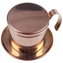 Stainless Steel Vietnamese Coffee Filter Single Cup Vietnam Hand Punch Pot Drip Filter Coffee Pot Vietnamese Coffee Pot Drip Filter Cup Family Outdoor