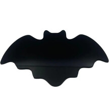 Halloween Table Coasters Acrylic Bat Shape Drink Cup Mat Halloween Table Placemats for Home Decoration Kitchen