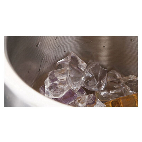 Isolierter EisküBel mit Deckel Doppelwandiger EisküBel mit Eiszangenfach EiswüRfelbehäLter Eimer 1