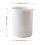 Simple Relief White Chopstick Holder Large Ceramic Kitchen Knife, Fork and Spoon Storage Jar Home Decoration 6