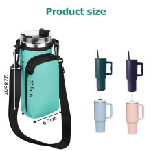 Water Bottle Carrier Bag for 40oz Adjustable Shoulder Hand Strap Water Bottle Accessories