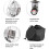 Gas Heater Outdoor Portable Heater with Protective Net Adjustable Fire Control Valve, and Foldable Base 5