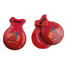Pair of Red Spanish Castanets