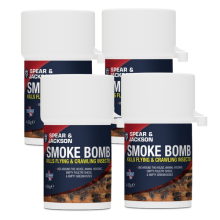 Smoke Fogger, 4 x 4.55 g, For Flying and Crawling Insects, Spear & Jackson