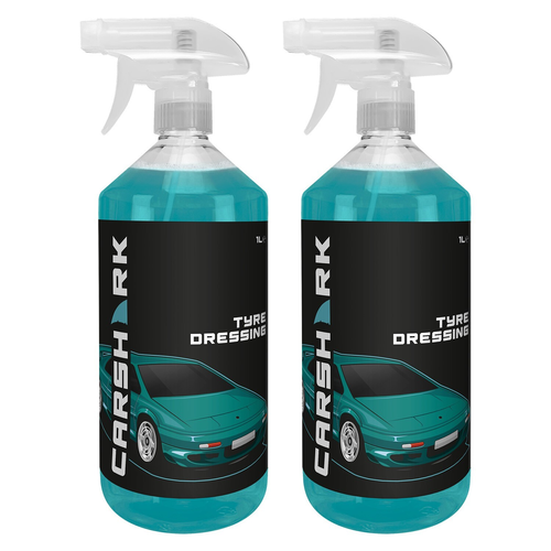 Tyre Dressing 2 x 1 Litre, High Performance Formula, Deep Shine, CARSHARK