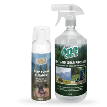 Deep Foam Cleaner 200 ml &Tent and Gear Waterproofer 1L - One Chem