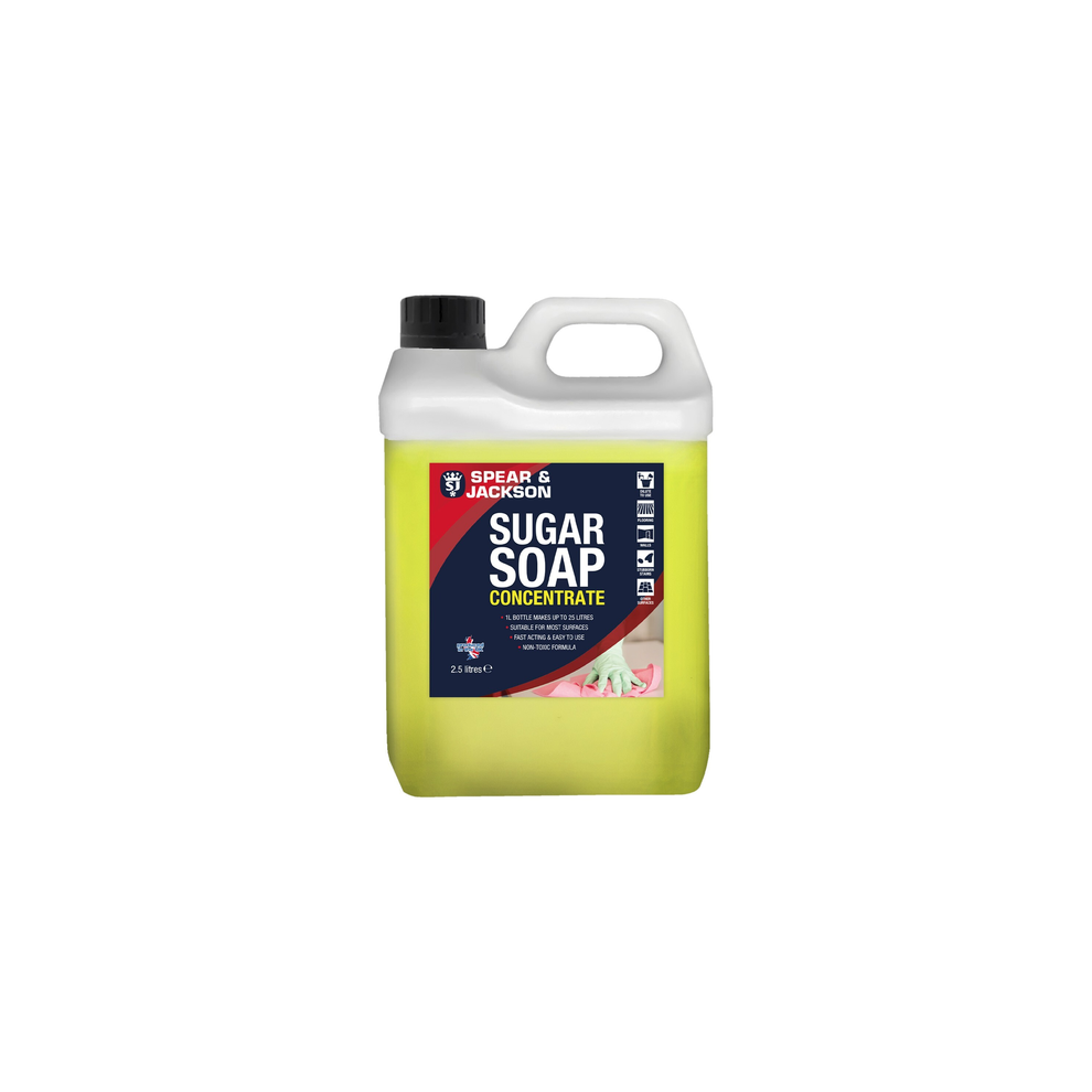 Spear & Jackson 2.5L Sugar Soap Concentrated Cleaner - Image 3