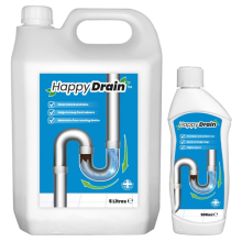 Happy Drain Sink and Drain Unblocker - 500ml and 5L - Multi Pack