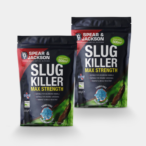 Spear & Jackson Slug Killer 2 x 300g, High-Strength Formula, 500mÂ² Coverage, Spear & Jackson