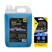 Winter Screen Wash 5L with 4 x Screenwash Tabs makes extra 20L AA Car Essentials