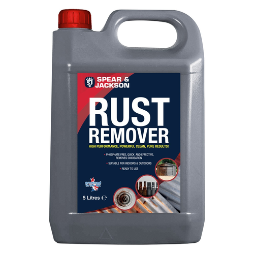 Spear & Jackson Rust Remover 5 Litre Advanced Acidic Formula Remove Oxidation Spear & Jackson