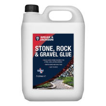 Stone, Rock and Gravel Bonding Glue, 5L, Water-Based, Spear & Jackson