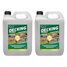 Decking Cleaner 2 x 5 Litre Concentrate, Cleans Mould, Algae and Dirt, One Chem