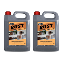 Rust Remover 2 x 5 Litres Advanced Acidic Formula Remove Oxidation One Chem