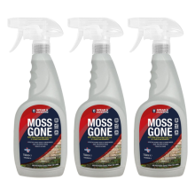 Moss Gone Moss killer 3 x 750 ml Spray Ready to use, Fast Acting Spear & Jackson
