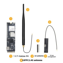 T-Halow P4 ESP32-P4 WiFi HaLow Development Board ESP32-C6 M.2 IoT Module WiFi 6 BLE 5 Camera AMOLED 868MHz