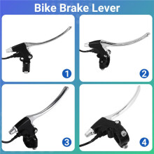 1 Pair Electric Bike Brake Lever Bicycle Handle Brakes Cut-Off Brake Levers Cycling Parts for Electric Bike Scooter