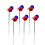 (A) Patriotic Independence Day Branches - Decorative Vase Fillers 1