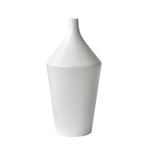 (B-Bianco) Vaso ceramico scandinavo roccioso - Ornamento minimalista