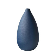 (C-Blu) Vaso ceramico scandinavo roccioso - Ornamento minimalista
