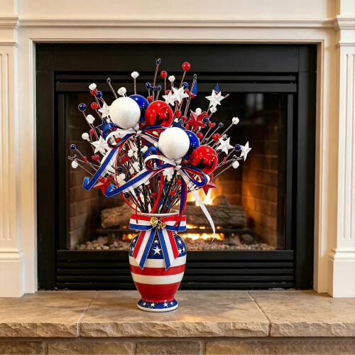 (A) Patriotic Independence Day Branches - Decorative Vase Fillers 2