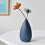 (A-Black) Scandinavian Rough Ceramic Small Vase - Minimalist Ornament 4