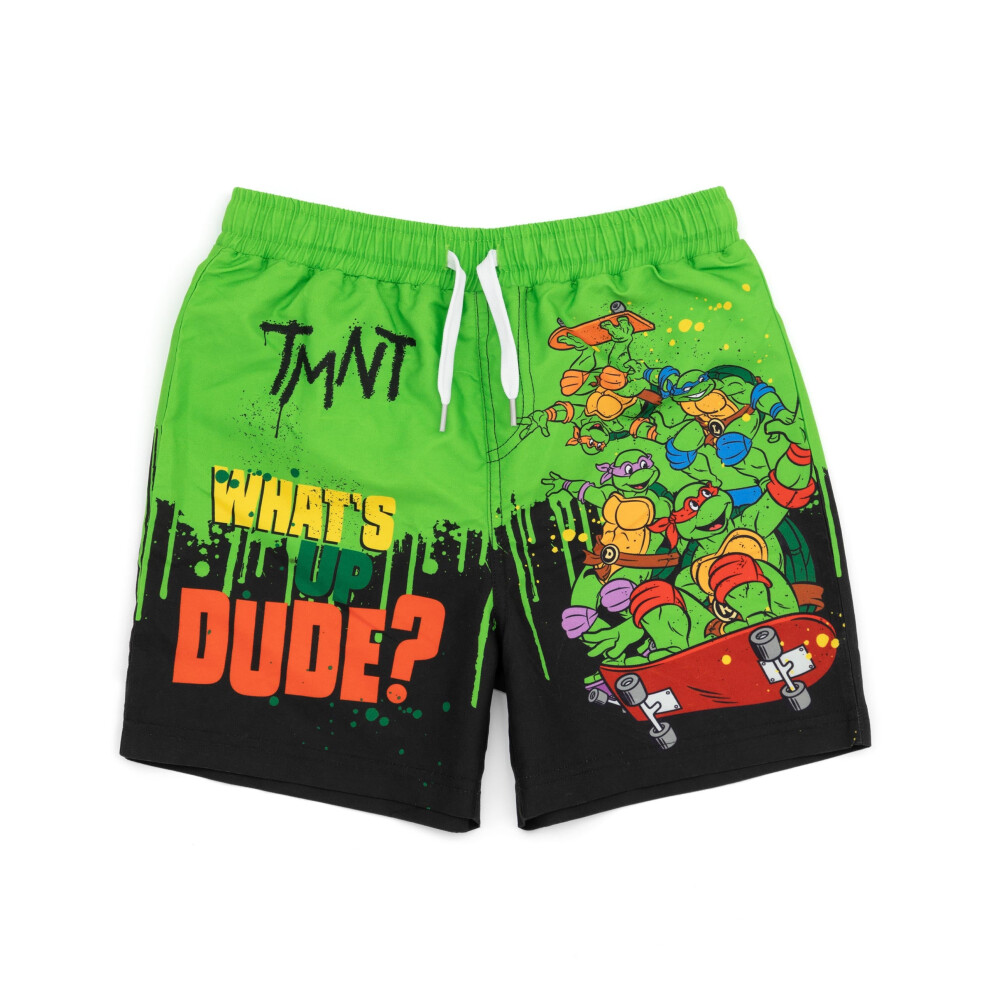 Teenage Mutant Ninja Turtles (8-9 Years) Swim Shorts (Boys Multicoloured)