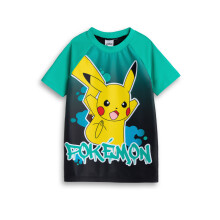 (5-6 Years) Pokemon Swim Top (Boys Green)
