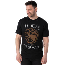 (Medium) Game of Thrones Short Sleeved T-Shirt (Mens Black)