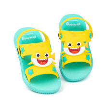 (4 UK Child) Baby Shark Sandals (Unisex Kids Yellow)