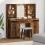 VidaXL vidaXL Dressing Table Set with Drawer 3 pcs Old Wood Engineered Wood 1