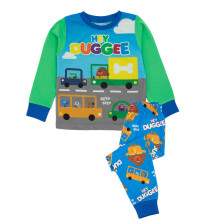 (3-4 Years) Hey Duggee Long Sleeve Long Leg Pyjama Set (Boys Green)