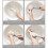 4X Bath Body Skin LOTION APPLICATOR for Back POST-SHOWER Brush Sponge Pad 6