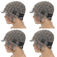 4X Braided Wig Cap -Double Full Lace Crochet Wig Cap with Baby Hair - Breathable Lace Cap