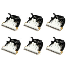 6X Pet Scissors Electric Hair Clipper Trimmer Dogs Cutting Machine Ceramic Titanium Knife for RFCD-9100 9600