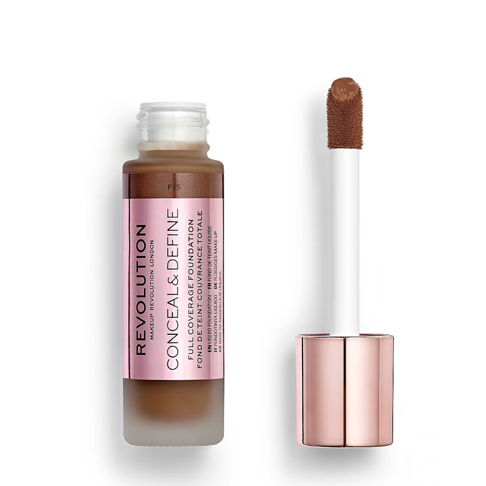 Makeup Revolution Conceal & Define Oil Free Cream Foundation F 15 23 Ml