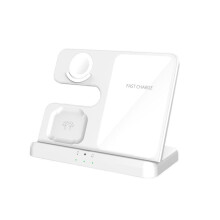 Bezdrôtová nabíjacia stanica 3 v 1 pre Samsung Galaxy Watch, kompatibilná so Samsung S24 Ultra Plus, S23, S22, S21, S20