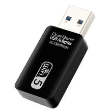 USB-WLAN-Adapter 5 GHz, WLAN-USB-Adapter AC 1300 Mbit/s, Dualband-WLAN-Adapter, USB 3.0, Ethernet, 2,4 GHz, 5 GHz, WLAN-Antenne
