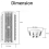 Replacement shaving head, compatible with Philips BRL130, BRL140, BRL126/136/146, BRE620 5