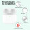 Θήκη φόρτισης αντικατάστασης για AirPods 4ης γενιάς, θήκη ασύρματης φόρτισ 2
