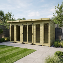 14 x 7 Pent Summer House Tanalised (Full Height Window) Fast & Free 2-5 Nationwide Delivery